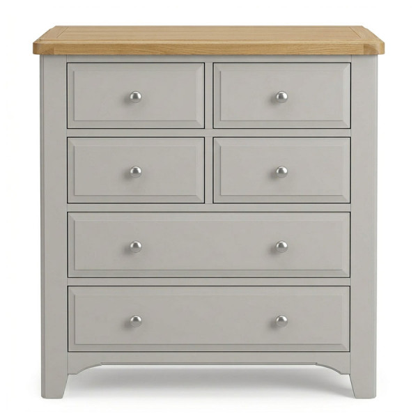 Leah Tall Chest Grey/Oak